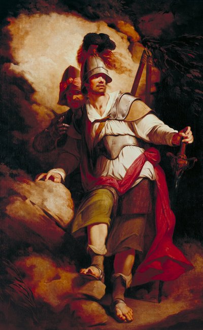 Sir Arthegal, il cavaliere della giustizia, con Talus, l